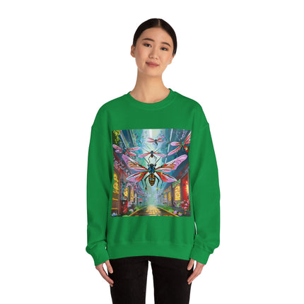 Neon Swarm Unisex Heavy Blend™ Crewneck Sweatshirt