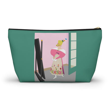The Yellow Hat Cosmetic Bag – Whimsical 1920s Vogue Elegance