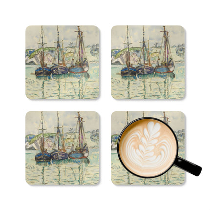 Le Trieux Paul Signac Corkwood Coaster Set