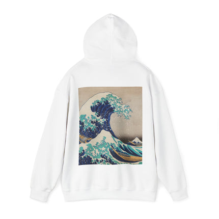The Great Wave off Kanagawa by Katsushika Hokusai Heavy Blend™ Hooded Sweatshirt
