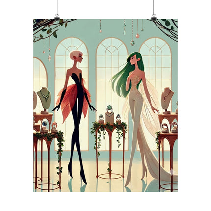 ✨🧚 Fairy Treasures Matte Vertical Poster – Sparkle, Wonder & Enchanted Friendship