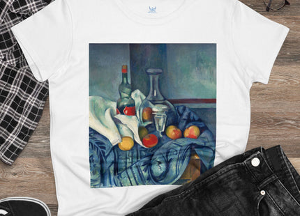The Peppermint Bottle by Paul Cézanne Women's Midweight Cotton Tee