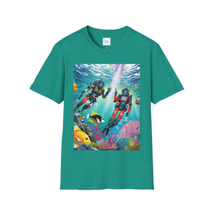 FBI Robot Dive Team Softstyle T-Shirt