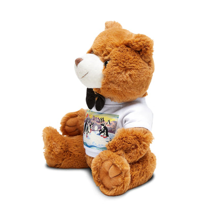 Snowball Shenanigans Teddy Bear with T-Shirt