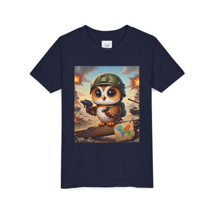 Owl on the Front Lines Youth Short Sleeve Tee