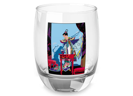 A Visual Journey by Umberto Brunelleschi Whiskey Glass