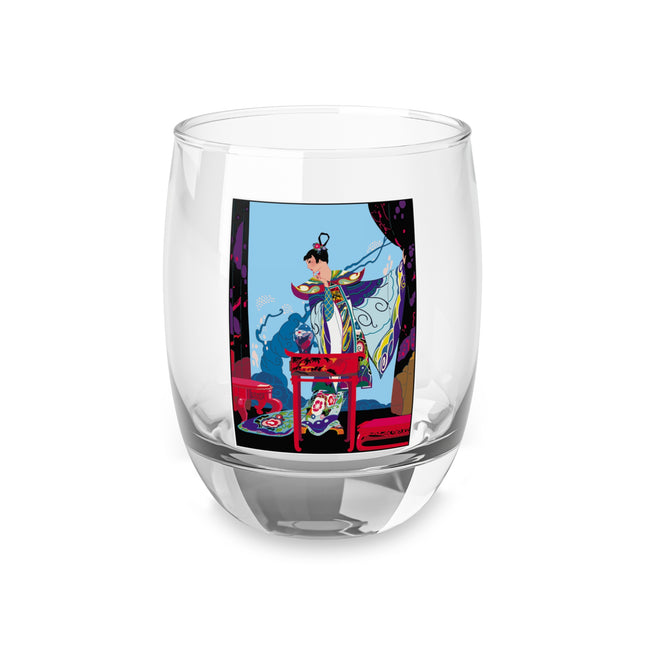 A Visual Journey by Umberto Brunelleschi Whiskey Glass