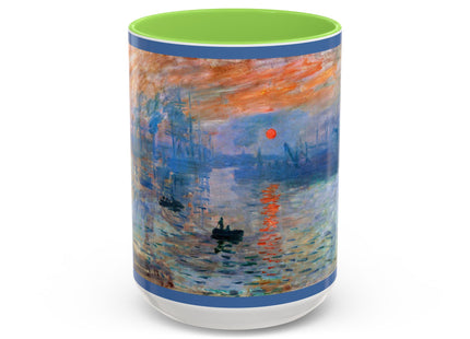 Sunrise by Claude Monet Colorful Mugs (11oz, 15oz)