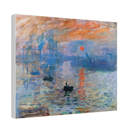 Sunrise by Claude Monet Matte Canvas, Stretched, 0.75"