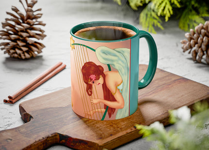 Heavenly Angel Duet Colorful Mugs (11oz, 15oz)