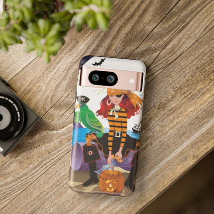 Moonlit Pirate Halloween Phone Cases