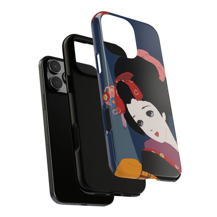 Geisha Portrait Phone Case – Elegant Beauty & Timeless Grace