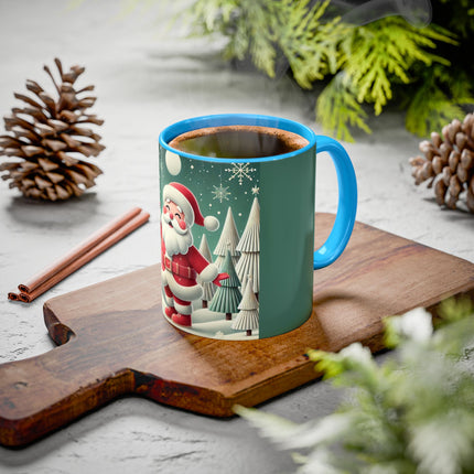 Santa's Joyful Night Colorful Mugs (11oz, 15oz)