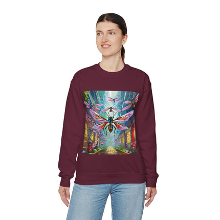 Neon Swarm Unisex Heavy Blend™ Crewneck Sweatshirt