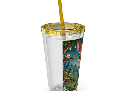 Fawn Defender Sunsplash Tumbler with Straw, 16oz