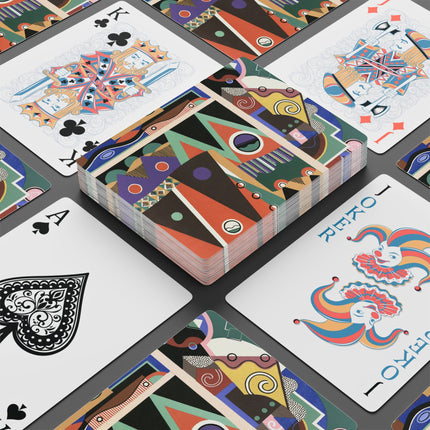 Collection decors et couleurs Pl.03 by Georges Valmiers Playing Cards