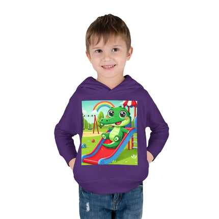 Playground Crocodile Joy Toddler Pullover Fleece Hoodie