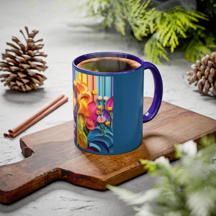 The Graceful Freesia Colorful Mugs (11oz, 15oz)