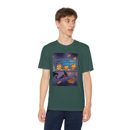 Whimsical Halloween Mischief Youth Competitor Tee