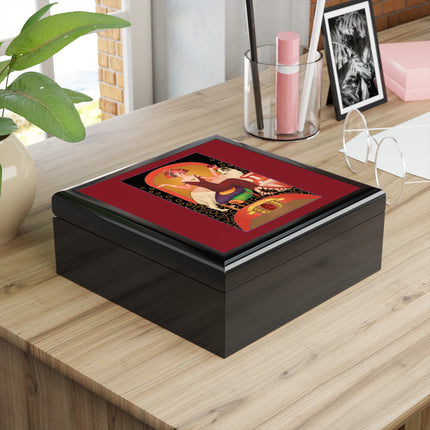 January & Garnet (from the Gem Series) by Sofia Chiostri Jewelry Box