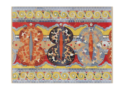 Reproduction of the Shield Frieze by Emile Gilliéron Matte Canvas, Stretched, 0.75"
