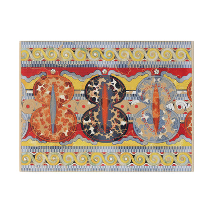 Shield Frieze – Mycenaean Fresco Reproduction by Emile Gilliéron
