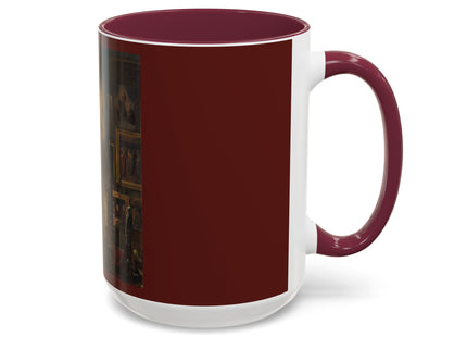 Raphael and his Muse in the Atelier by Vincenzo Abbati Colorful Mugs (11oz, 15oz)