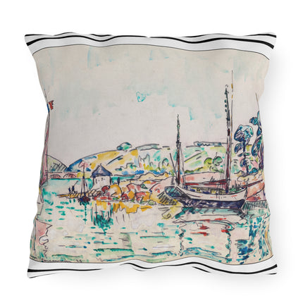 Concarneau by Paul Signac Outdoor Pillows