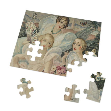 Les Femmes Fatales by Gerda Wegener Jigsaw Puzzle (30, 110, 252, 500-Piece)