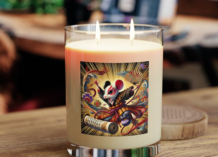 Theatrical Mouse on a Mission Scented Candle - Full Glass, 11oz