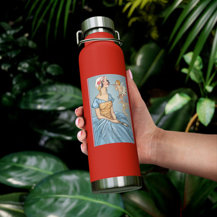 The Enchanting Painter: A Fairy's Artistic Touch Copper Vacuum Insulated Bottle, 22oz