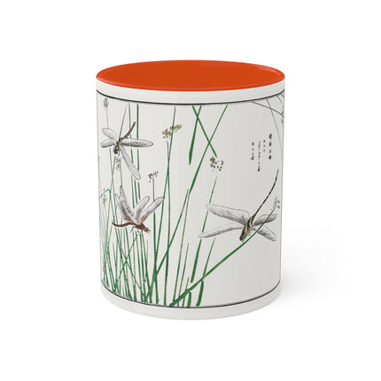 Dragonflies by Morimoto Toko Colorful Mugs, 11oz