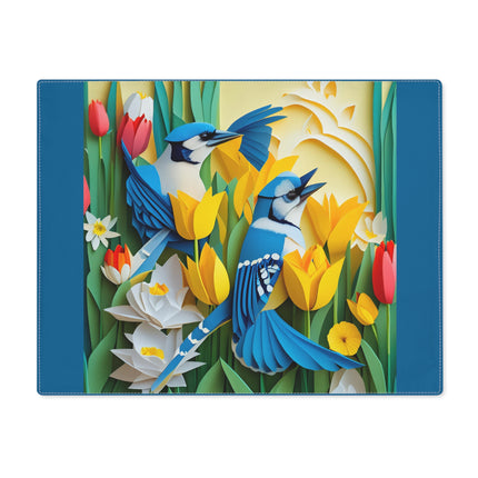 Blue Jays in a Spring Garden Placemat, 1pc
