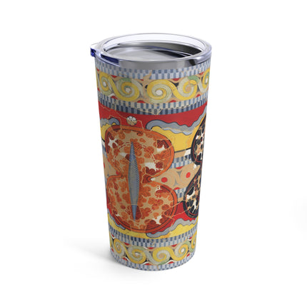 Reproduction of the Shield Frieze by Emile Gilliéron Tumbler 20oz