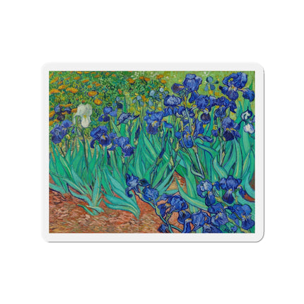Irises by Vincent Van Gogh Die-Cut Magnets (5 Sizes)