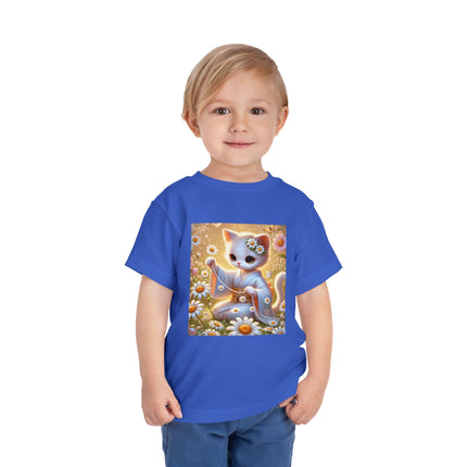 Daisy Chain Whimsy Toddler Short Sleeve Tee