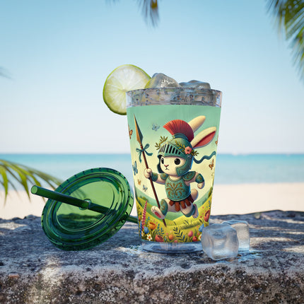 Rabbit Gladiator Sunsplash Tumbler with Straw, 16oz