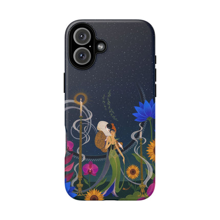 🌙🕯️ The Lady Of The Midnight Garden Phone Case – Art Deco Nocturne