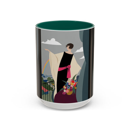 Rainbow Reverie Colorful Mugs – Elegant Renewal & Serene Beauty