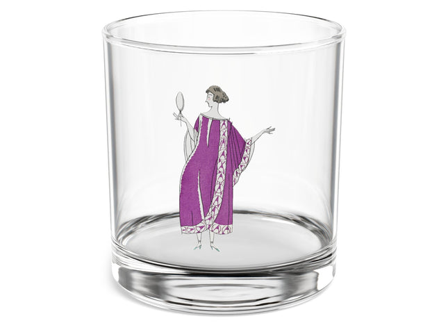 Jamais prêtes! (Never Ready!) by Charles Martin Rocks Glass, 10oz