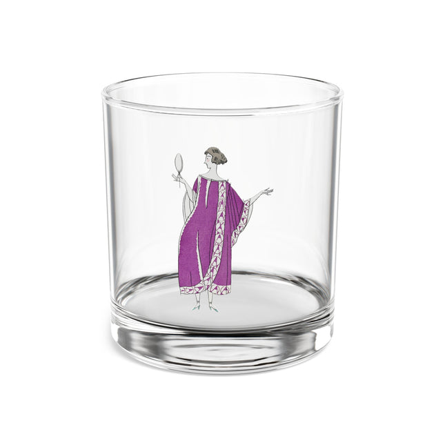 Jamais prêtes! (Never Ready!) by Charles Martin Rocks Glass, 10oz