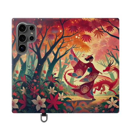 The Dragon Fairy’s Dance Flip Case – Enchanted Grace & Spring Magic
