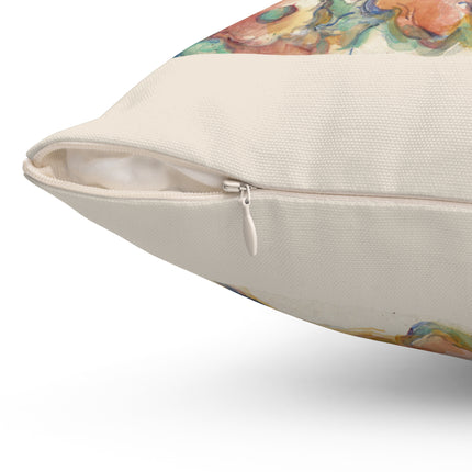 The Three Skulls by Paul Cézanne Spun Polyester Square Pillow