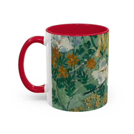 Flowers by August Babberger Colorful Mugs (11oz, 15oz)