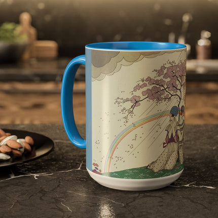 L’Arc-en-Ciel by George Barbier Colorful Mugs (11oz, 15oz)