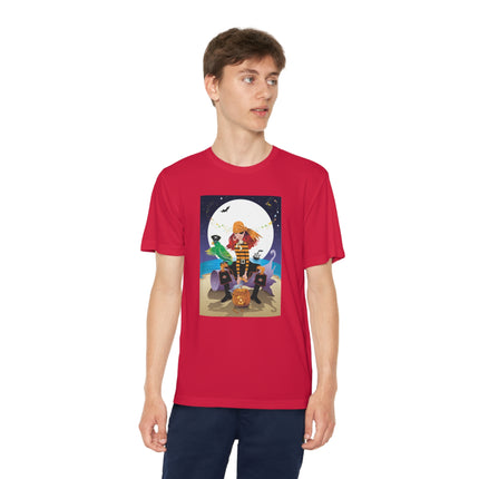 Moonlit Pirate Halloween Youth Competitor Tee