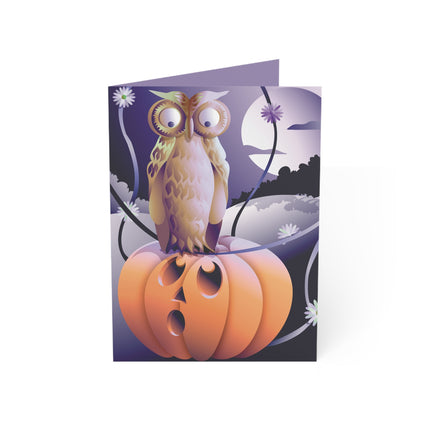 The Startled Pumpkin Greeting Cards (1, 10, 30, and 50pcs)