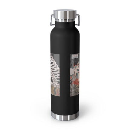 Mitsukuni Defying the Skeleton Spectre by Utagawa Kuniyoshi Copper Vacuum Insulated Bottle, 22oz