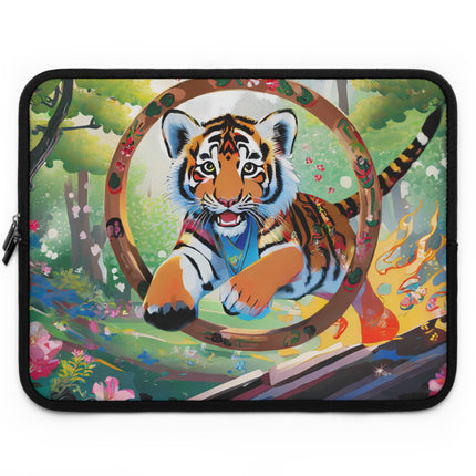 Majestic Tiger Cub Laptop Sleeve