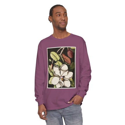 Natural History Plate 61 by Mark Catesby Garment-dyed Long Sleeve T-Shirt